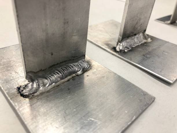 Custom Aluminum Welding Aluminum welding joint on two aluminum object